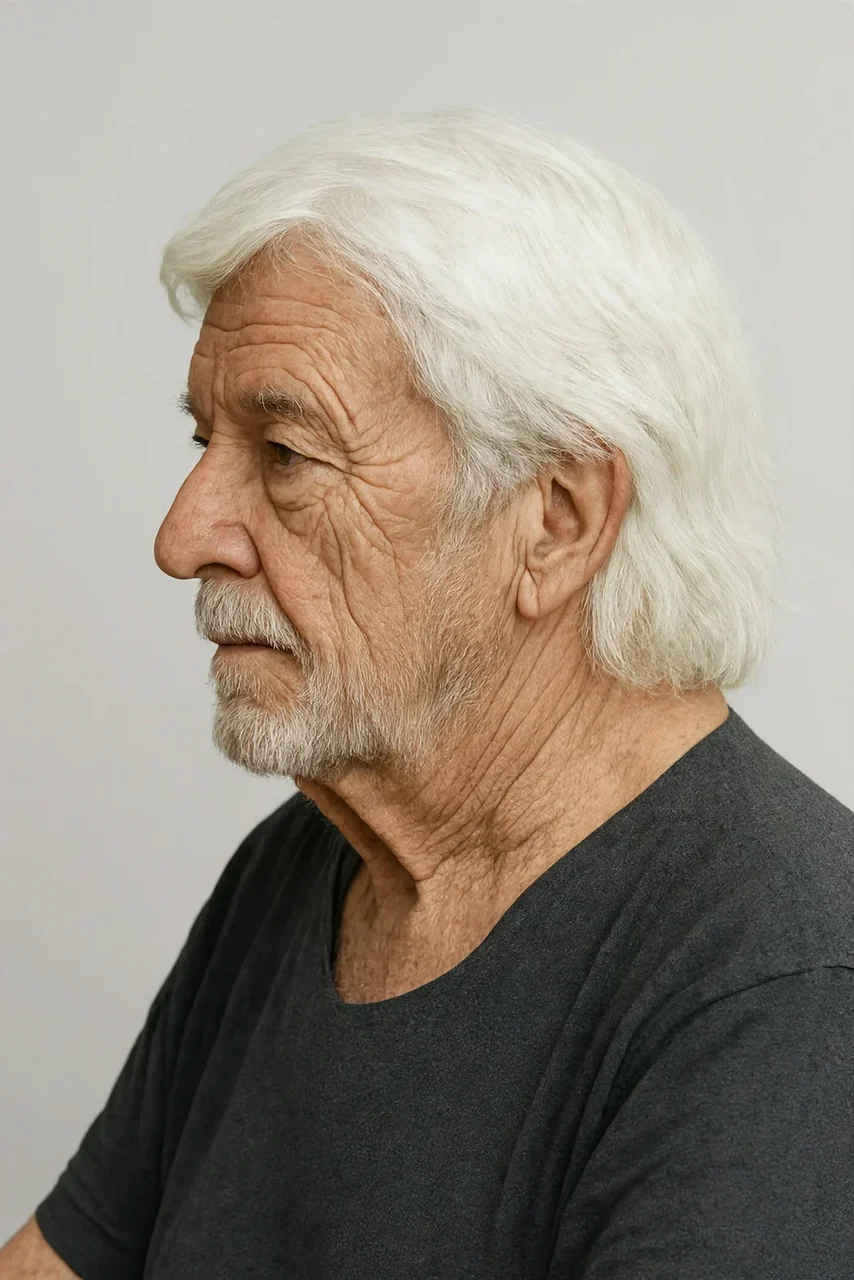 Before: Face and neck lift · men